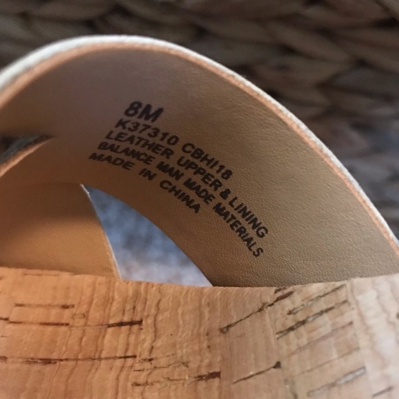 Kork-Ease soft gold wedges size 8 - Picture 6 of 9